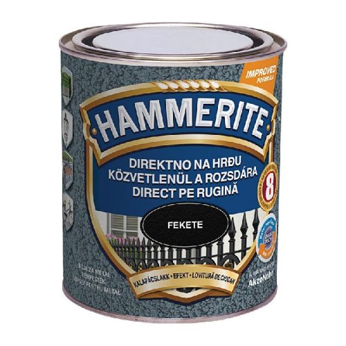 HAMMERITE KALAPÁCSLAKK FEKETE 0,75L