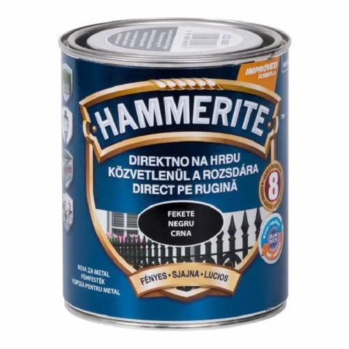 HAMMERITE FÉNYES FEKETE 0,75L
