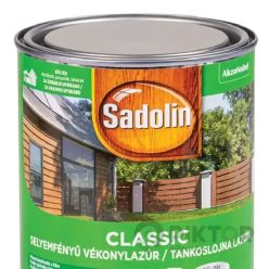 SADOLIN CLASSIC VÉKONYLAZÚR VÖRÖSFENYŐ 0,75L