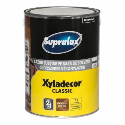XYLADECOR CLASSIC VÉKONYLAZÚR VÖRÖSES TEAK 5L