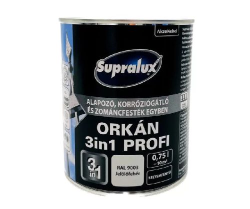 SUPRALUX ORKÁN PROFI 3IN1 RAL9003 FEHÉR 0,75L