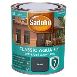 SADOLIN CLASSIC AQUA VÉKONY ANTRACIT 0,75L